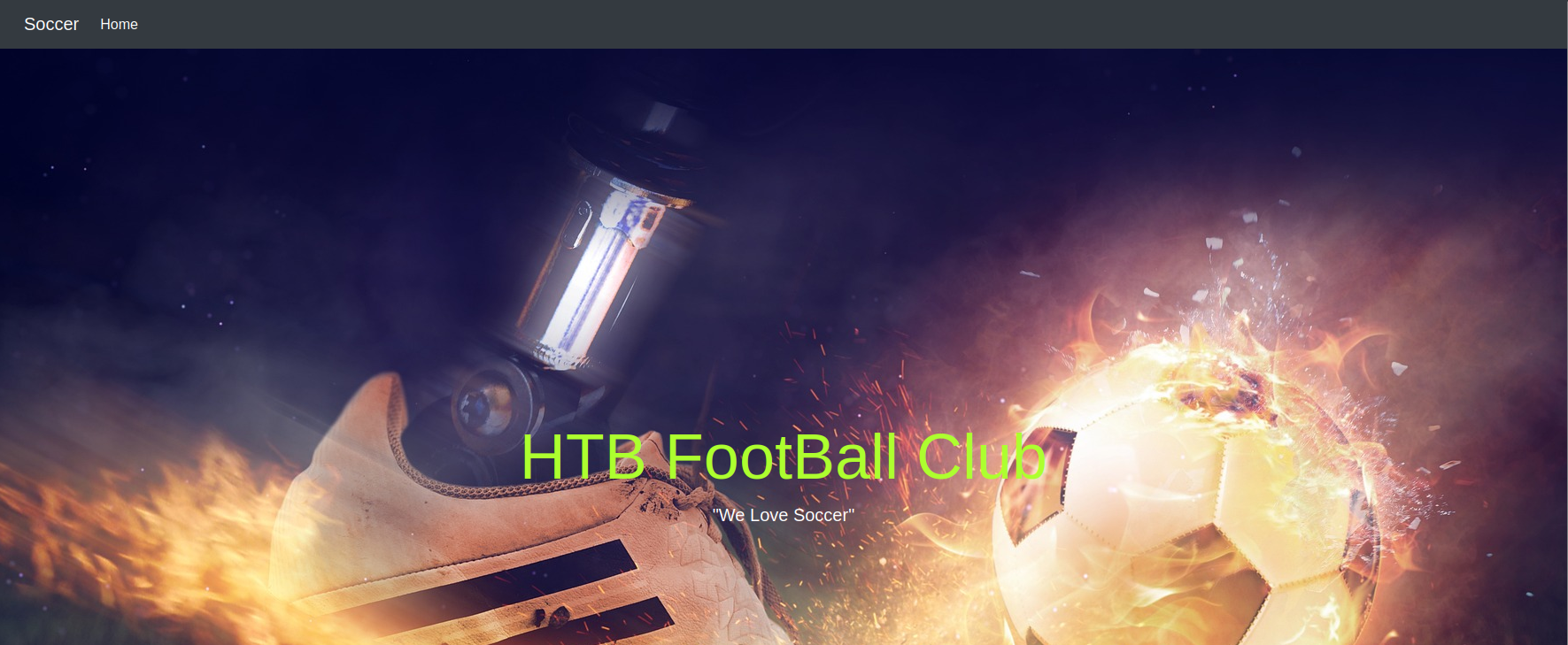 Main page &ndash; soccer.htb